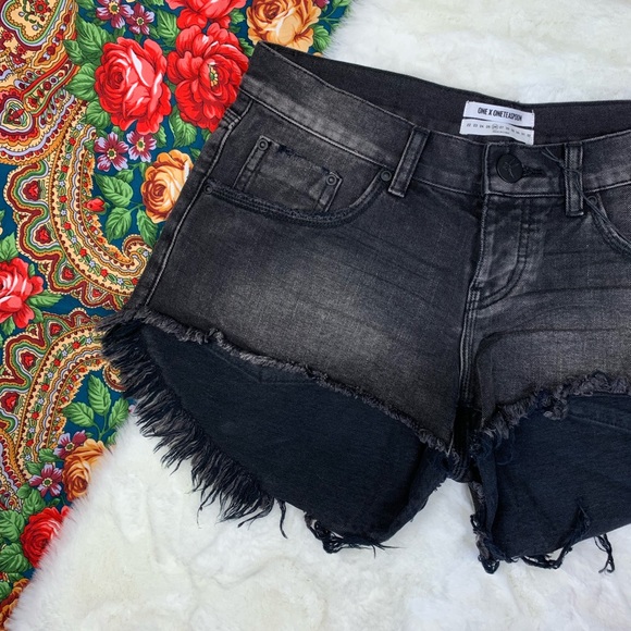 One X One Teaspoon Double Bass Bonitas Jean Shorts - Picture 4 of 7